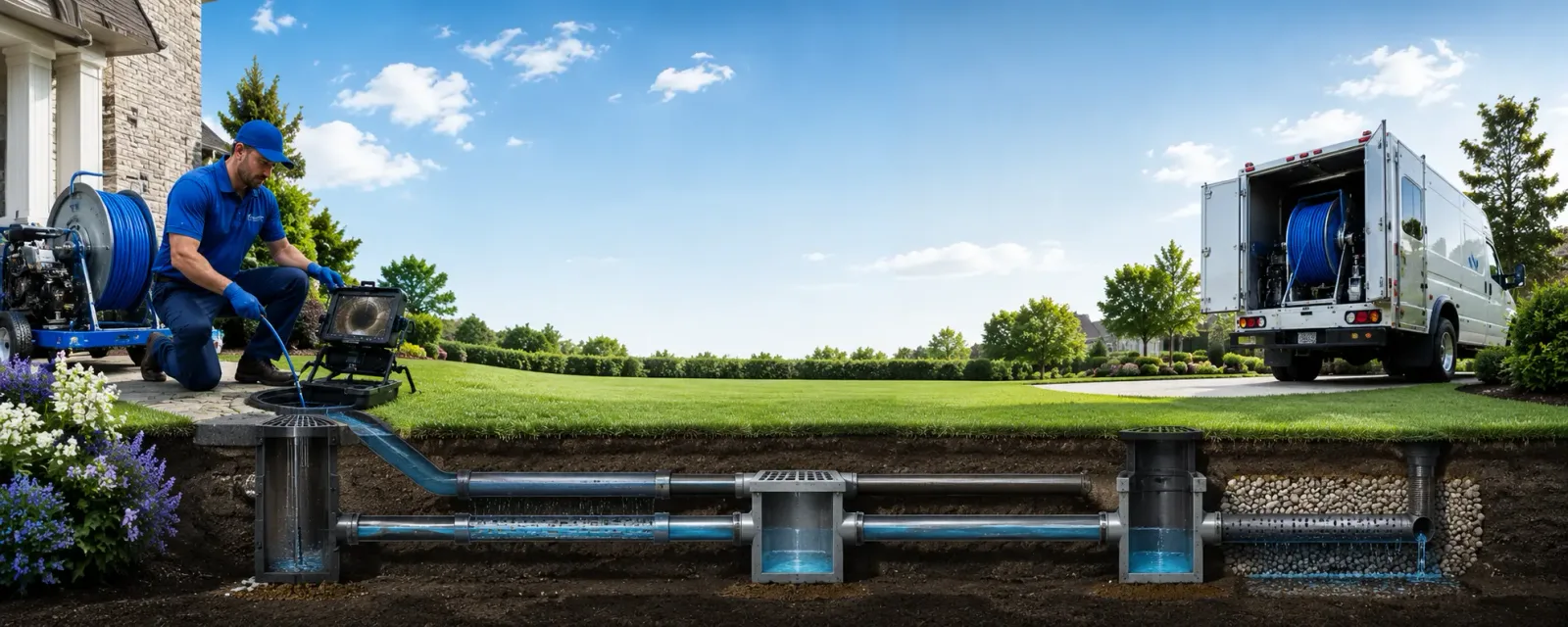 Outdoor drain cleaning information for Litchfield, MI